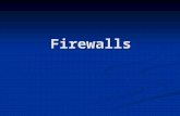 Firewalls. Objectives and Deliverable Understand the concept of firewalls and the three major categories: packet filters (stateless vs. stateful) and.