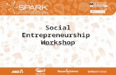 Social Entrepreneurship Workshop Monday 15 April.
