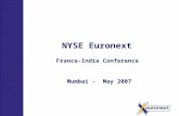 NYSE Euronext France-India Conference Mumbai - May 2007.