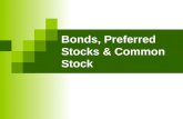 Bonds, Preferred Stocks & Common Stock. Chapter Structure Bonds Preferred Stocks Common Stocks.