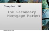 Chapter 10 The Secondary Mortgage Market © OnCourse Learning.