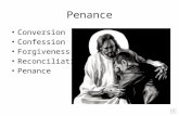 Penance Conversion Confession Forgiveness Reconciliation Penance.