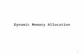 1 Dynamic Memory Allocation. 2 Outline Implementation of a simple allocator Explicit Free List Segregated Free List Suggested reading: 10.9, 10.10, 10.11,