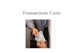 Transactions Costs. Important Topic Average manager underperforms by average amount of trading costs and fees. Portfolio management trades off expected.