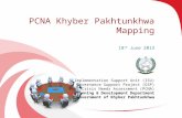 PCNA – GSP ISU, Khyber Pakhtunkhwa 1 PCNA Khyber Pakhtunkhwa Mapping Implementation Support Unit (ISU) Governance Support Project (GSP) Post Crisis Needs.