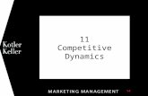 11 Competitive Dynamics 1. 11-2 Chapter Questions How do marketers identify primary competitors? How should we analyze competitors’ strategies, objectives,