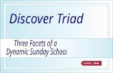 The Discover Triad: Three Facets of a Dynamic Sunday School Class.