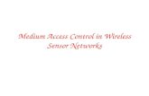 Medium Access Control in Wireless Sensor Networks.