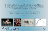 A Predictive BTV Wind Spread Model A innovative approach which may contribute to improved vaccination schemes Guy Hendrickx (1), Yves Van Der Stede (2),
