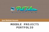 MOODLE PROJECTS PORTFOLIO Syed Mahtab Hussain. FCC EXAM PREP MOODLE WEBSITE COMPLETION FCC Exam Preparation website offers paid courses to its clients.