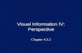 Visual Information IV: Perspective Chapter 4.3.2.