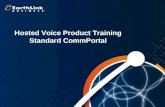 1 Hosted Voice Product Training Standard CommPortal.