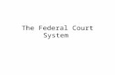The Federal Court System. Lower Federal Courts The Constitution allows for Congress to establish a network of lower federal courts as well. These courts.