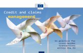 Credit and claims management In practice for cross-border transactions within the EU.