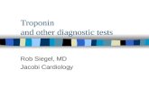 Troponin and other diagnostic tests Rob Siegel, MD Jacobi Cardiology.