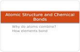 Why do atoms combine? How elements bond Atomic Structure and Chemical Bonds.