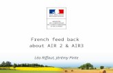 French feed back about AIR 2 & AIR3 Léa Riffaut, Jérémy Pinte.