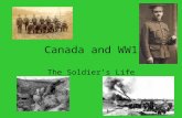Canada and WW1 The Soldier’s Life. Canadian Expeditionary Force In 1914 Canada had a small standing army and a much larger militia Canada had a regular.