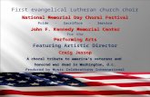 Produced by Music Celebrations International First evangelical Lutheran church choir National Memorial Day Choral Festival Pride ∙ Sacrifice ∙ Service.