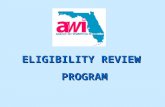 ELIGIBILITY REVIEW PROGRAM. Reengineering of the Unemployment Processes.