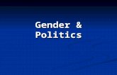 Gender & Politics. Politics A social process through which people and groups acquire, exercise, maintain, or lose power over others. A social process.