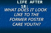 LIFE AFTER 18: LIFE AFTER 18: WHAT DOES IT LOOK LIKE TO THE FORMER FOSTER CARE YOUTH?
