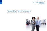 Randstad Technologies Technical Resumes and Interviews.