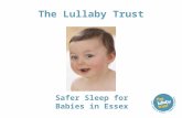 The Lullaby Trust Safer Sleep for Babies in Essex.