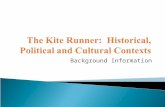 Background Information. To better understand an appreciate the context of The Kite Runner, a basic understanding of Afghan history, politics, and culture.