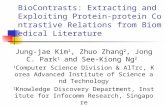 BioContrasts: Extracting and Exploiting Protein-protein Contrastive Relations from Biomedical Literature Jung-jae Kim 1, Zhuo Zhang 2, Jong C. Park 1 and.