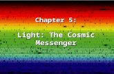 Chapter 5: Light: The Cosmic Messenger. What is Light? Light is radiative energy Energy is measured in Joules Power is measured in Watts 1 watt = 1 joule/s.