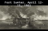 Fort Sumter, April 12-15, 1861. Mobilization Lincoln prepares North for war VA, AR, TN, NC secede 4 slave states remain –Delaware –Border states / regions.