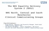 The NHS Equality Delivery System 2 (EDS2) NHS North, Central and South Manchester Clinical Commissioning Groups Facilitators: Hilda Bertie, Equality and.