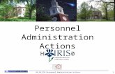 HR_PA_310 Personnel Administration Actions Personnel Administration Actions HR_PA_310 Use the Forward button below ( ) to advance through the slides. 1.