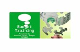 Budget Training Presented by Katrina Eskins, Budget Manager.