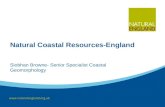 Natural Coastal Resources-England Siobhan Browne- Senior Specialist Coastal Geomorphology.