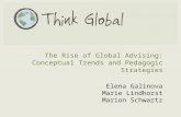 Elena Galinova Marie Lindhorst Marion Schwartz.  The scope and spirit of global advising (Elena Galinova)  The rise of the global advising movement.