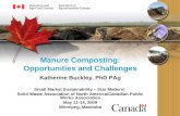 Manure Composting: Opportunities and Challenges Katherine Buckley, PhD PAg Small Market Sustainability – Size Matters! Solid Waste Association of North.
