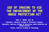USE OF IMAGING TO AID THE ENFORCEMENT OF THE HORSE PROTECTION ACT TRACY A. TURNER, DVM, MS Diplomate, American College of Veterinary Surgeons Diplomate,