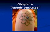 Chapter 4 “Atomic Structure”. Section 4.1 Defining the Atom Greek philosopher Democritus Greek philosopher Democritus (460 B.C. – 370 B.C.) suggested.