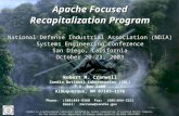 Apache Focused Recapitalization Program National Defense Industrial Association (NDIA) Systems Engineering Conference San Diego, California October 20-23,