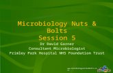 Www.microbiologynutsandbolts.co.uk Microbiology Nuts & Bolts Session 5 Dr David Garner Consultant Microbiologist Frimley Park Hospital NHS Foundation Trust.