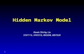 1 Hidden Markov Model Xiaole Shirley Liu STAT115, STAT215, BIO298, BIST520.