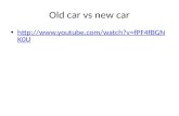 Old car vs new car  K0U  K0U.