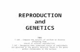 REPRODUCTION and GENETICS TEKS 7.14B – Compare the results of uniform or diverse offspring from sexual or asexual reproduction. 7.14C – Recognize that.