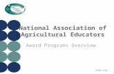 National Association of Agricultural Educators Award Programs Overview naae.org.