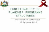 FUNCTIONALITY OF FLAGSHIP PROGRAMME STRUCTURES PARTNERSHIP CONFERENCE 12 October 2010.