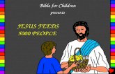 JESUS FEEDS 5000 PEOPLE Bible for Children presents.