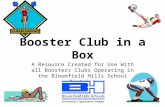 Booster Club in a Box A Resource Created for Use With all Boosters Clubs Operating in the Bloomfield Hills School District.