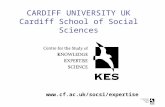 CARDIFF UNIVERSITY UK Cardiff School of Social Sciences .